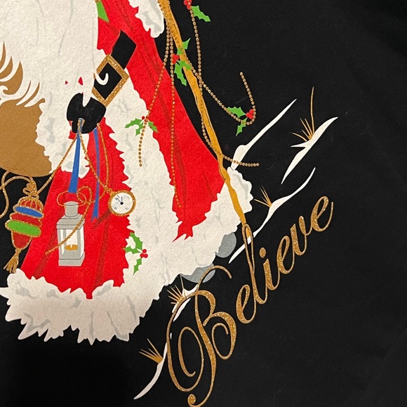 SOLD!!! XL 16/18 Santa Claus Sparkles BELIEVE Toy Sack Christmas Tree - Picture 12 of 14